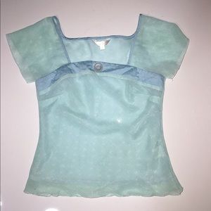 Cute Light Blue Top Size XS